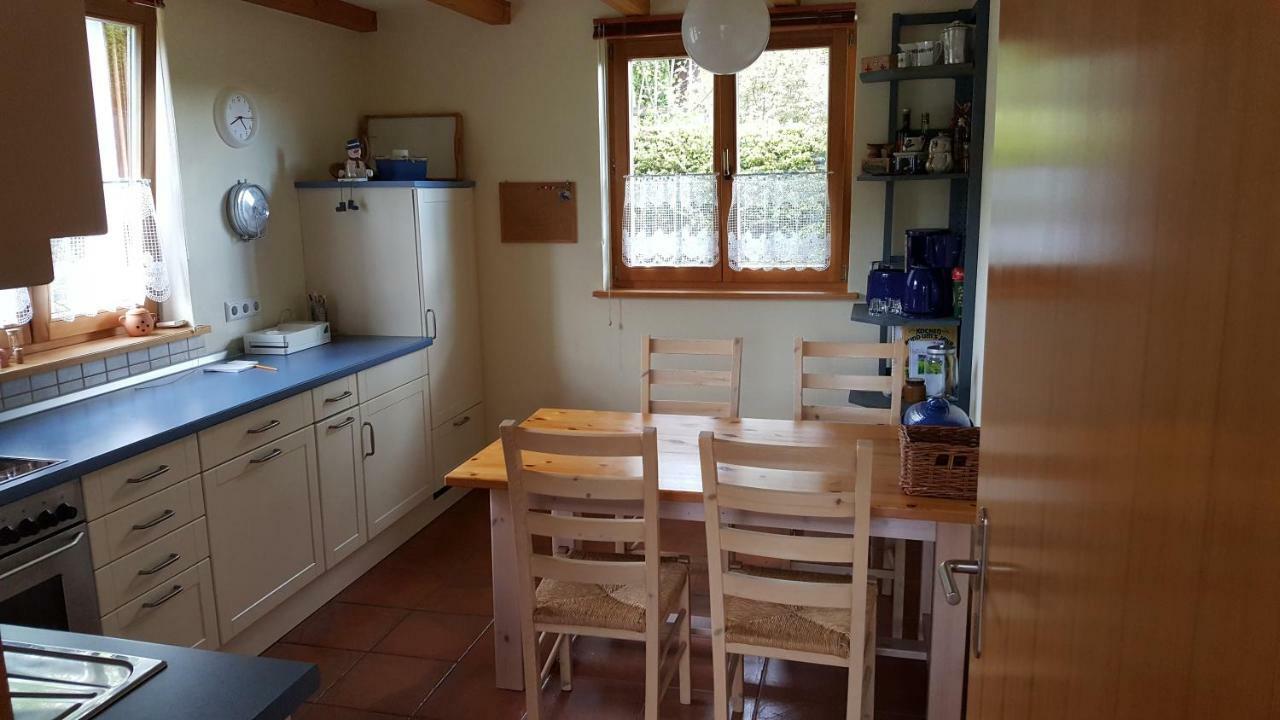 Ferienhaus Am Loeffelberghuettchen Gießübel エクステリア 写真